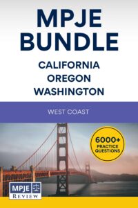 California • Oregon • Washington MPJE Regional Bundle