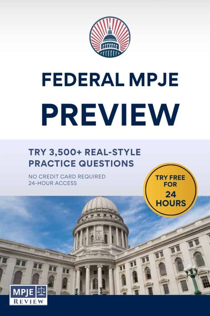 Federal MPJE Trial Access