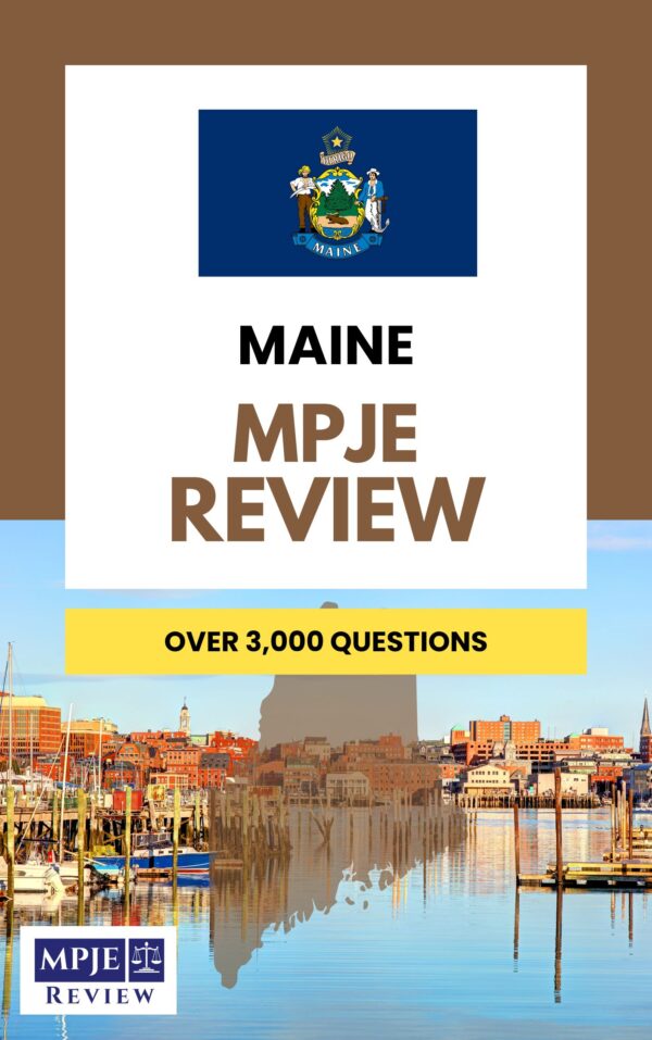 Maine MPJE Question Bank & Full Access