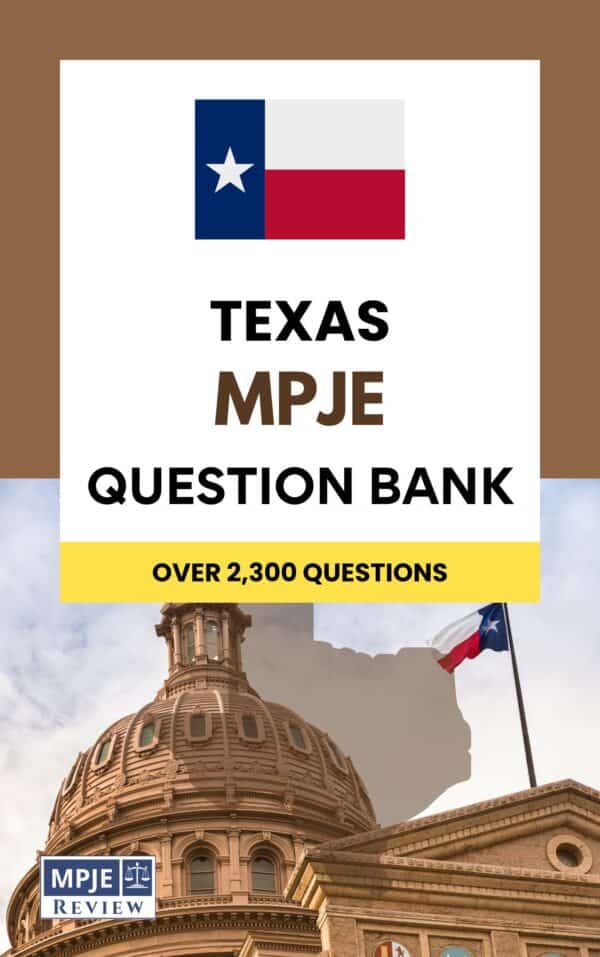 Texas MPJE Question Bank & Full Access