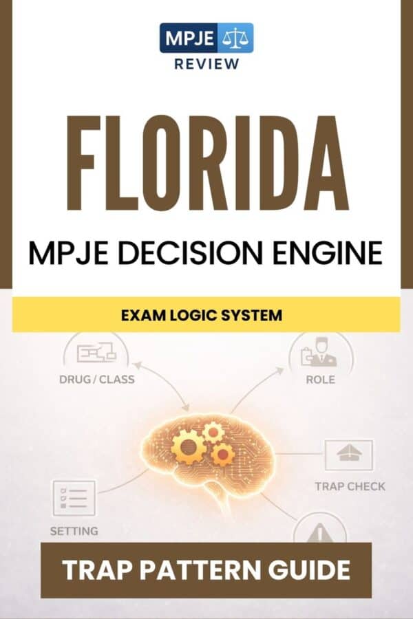 Florida MPJE Decision Engine & Trap Guide
