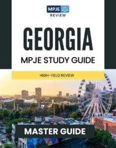 Georgia MPJE Study Guide