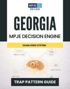 Georgia MPJE Decision Engine & Trap Guide