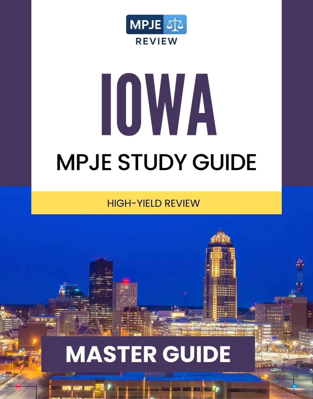Iowa MPJE Study Guide