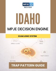 Idaho MPJE Decision Engine & Trap Guide