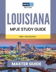 Louisiana MPJE Study Guide
