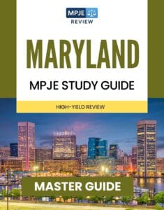 Maryland MPJE Study Guide
