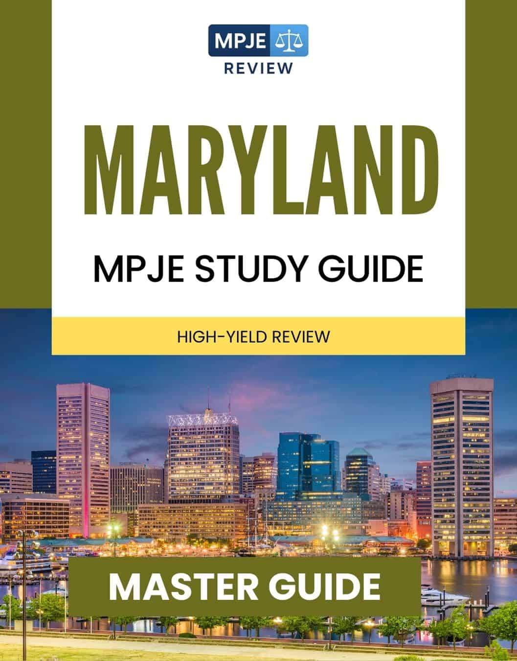Maryland MPJE Study Guide
