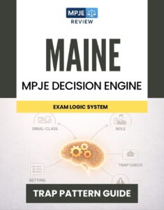 Maine MPJE Decision Engine & Trap Guide