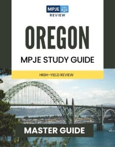 Oregon MPJE Study Guide