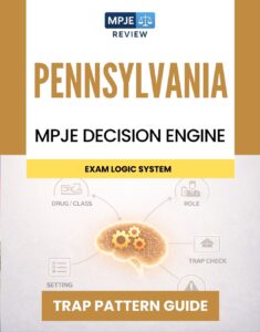 Pennsylvania MPJE Decision Engine & Trap Guide