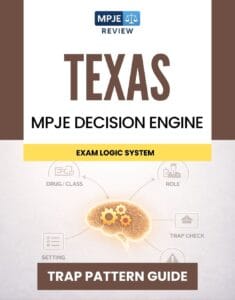 Texas MPJE Decision Engine & Trap Guide