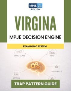 Virginia MPJE Decision Engine & Trap Guide