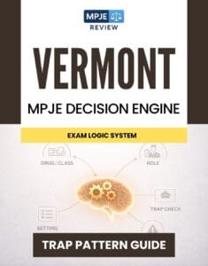 Vermont MPJE Decision Engine & Trap Guide