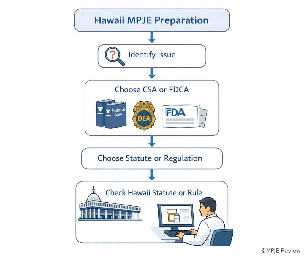 MPJE federal-to-Hawaii decision workflow